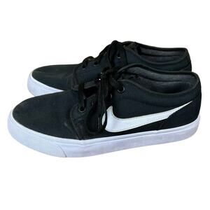 Nike Toki Low Black White Canvas Sneakers Mens Size 6 Shoes